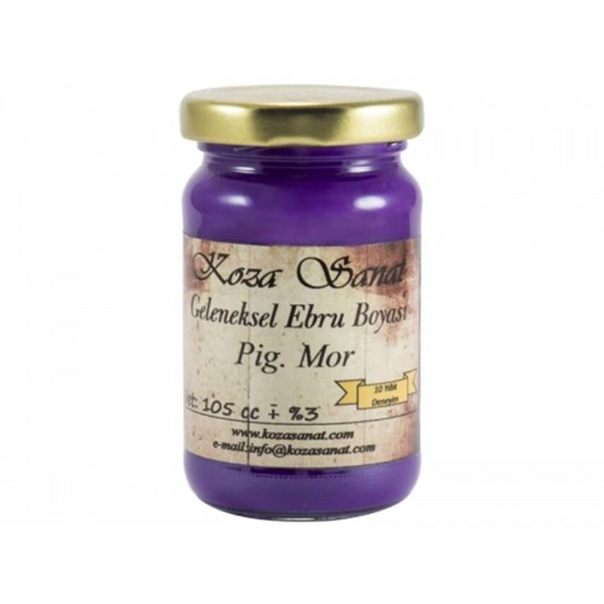 Koza Ezilmiş Ebru Boyası 105 ml Pigment Violet - 1