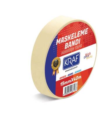 Kraf Maskeleme Bandı 15Mm*40M (1)