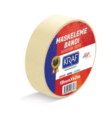 Kraf Maskeleme Bandı 19Mm*40M (1)
