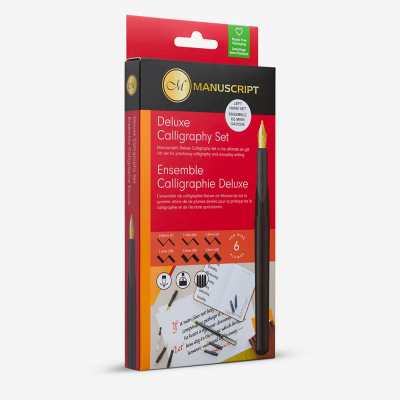 Manuscript Deluxe Calligraphy Hat Seti Sol Kesik Uç 6'lı Set Karton Kutu