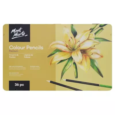 Mont Marte Kuru Boya Kalem Seti Premium 36'lı (1)