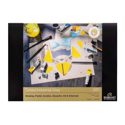 Rembrandt Toned Industrial Grey Çok Amaçlı Sanatsal Blok A4 180 gr 50 Yaprak