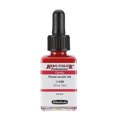 Schmincke Aero Color Akrilik Mürekkep 28 ml 036 Wine Red - 1