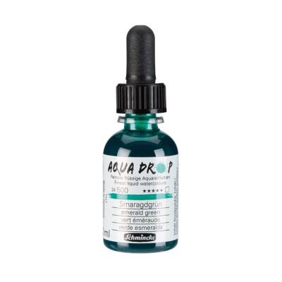 Schmincke Aqua Drop Sıvı Suluboya 30 ml 500 Emerald Green