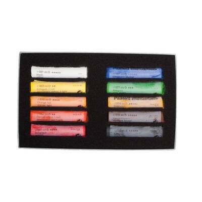 Schmincke Artist Soft Pastel Karton Kutulu Pastel Boya Seti Genel Amaçlı 10 Renk 77210 (1)