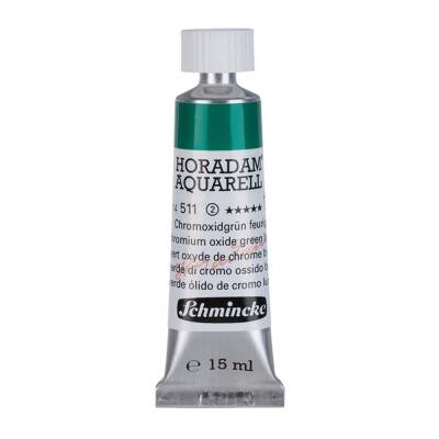 Schmincke Horadam Aquarell Artist Sulu Boya 15 ml 511 Chromium Oxide Green Brilliant Seri 2