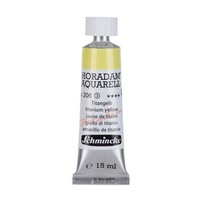 Schmincke Horadam Aquarell Artist Sulu Boya 15 ml 206 Titanium Yellow Seri 3