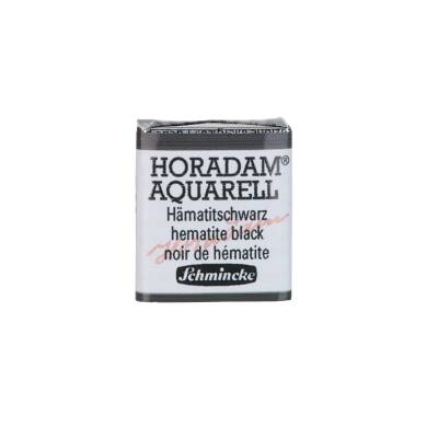Schmincke Horadam Aquarell Artist Sulu Boya Yarım Tablet 789 Hematite Black 