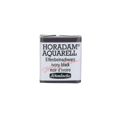 Schmincke Horadam Aquarell Artist Sulu Boya Yarım Tablet 780 İvory Black 