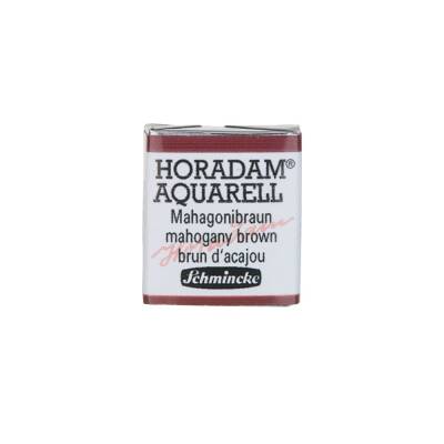 Schmincke Horadam Aquarell Artist Sulu Boya Yarım Tablet 672 Mahogany Bro 
