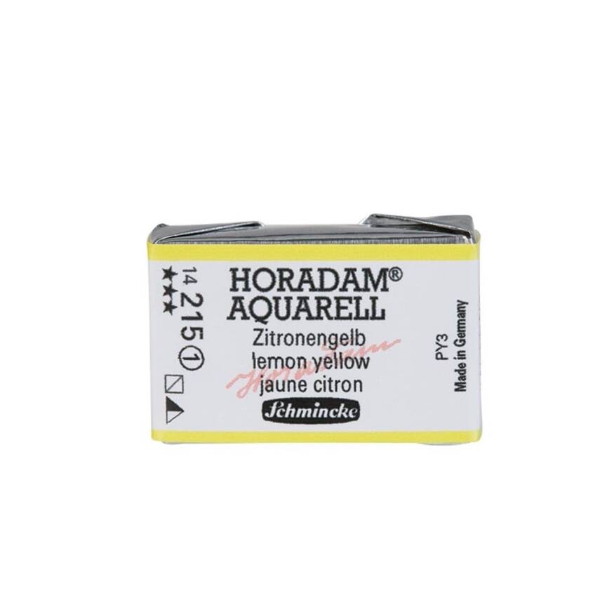 Schmincke Horadam Aquarell Artist Sulu Boya Tam Tablet 215 Lemon Yellow Seri 1 - 1