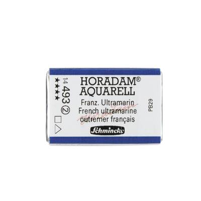 Schmincke Horadam Aquarell Artist Sulu Boya Tam Tablet 493 French Ultramarine Seri 2 - 1