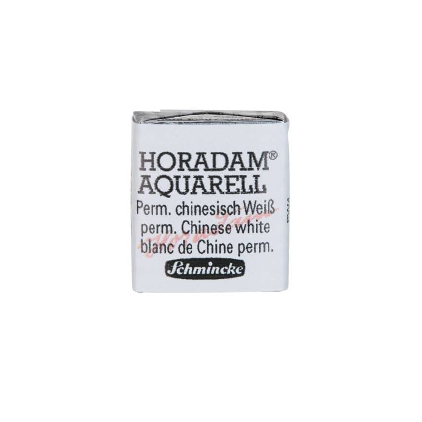 Schmincke Horadam Aquarell Artist Sulu Boya Yarım Tablet  102 Permanent Chinese White - 1