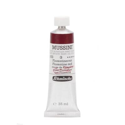 Schmincke Mussini Artist Yağlı Boya 35 ml 353 Florentine Red Seri 3  - 1