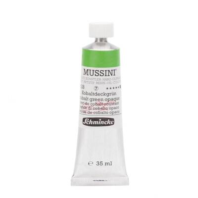 Schmincke Mussini Artist Yağlı Boya 35 ml 528 Cobalt Green Opaque Seri 6  - 1