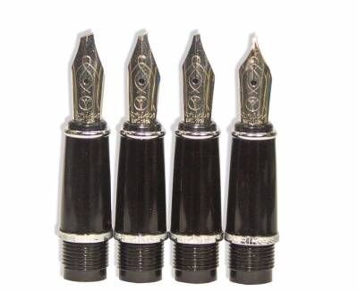 Scrikss Fountain Pen Set White 0.5 mm - 1 mm - 1.5 mm - 2 mm (Specially Cut Nibs for Calligraphy) - 1