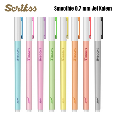 Scrikss Smoothie Jel Kalem 0.7 mm Kırmızı (1)