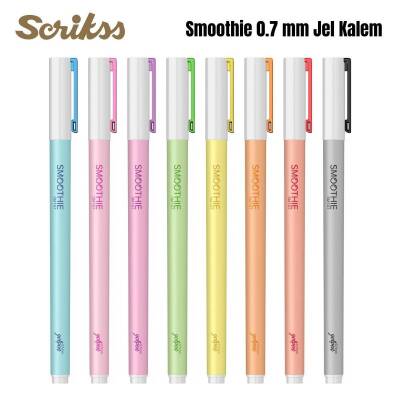 Scrikss Smoothie Jel Kalem 0.7 mm Siyah (1)