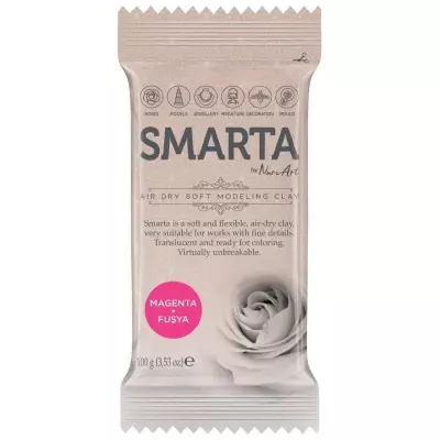 Smarta Havayla Kuruyan Model Hamuru 100gr Fuşya