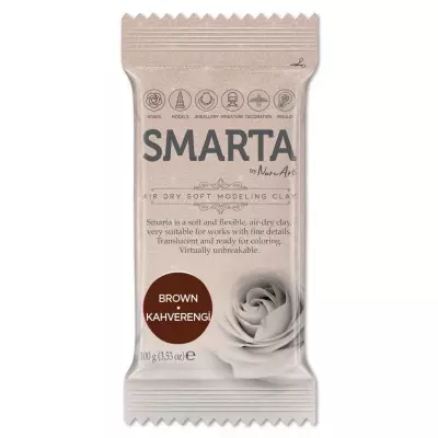 Smarta Havayla Kuruyan Model Hamuru 100gr Kahverengi