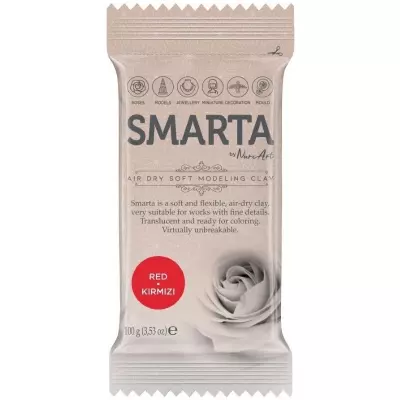 Smarta Havayla Kuruyan Model Hamuru 100gr Kırmızı