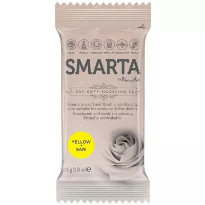 Smarta Havayla Kuruyan Model Hamuru 100gr Sarı