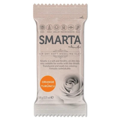 Smarta Havayla Kuruyan Model Hamuru 100gr Turuncu