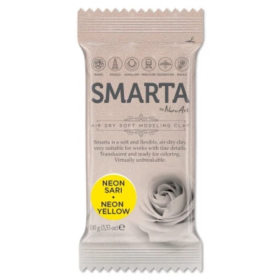 Smarta Havayla Kuruyan Modelleme Hamuru 100gr Neon Sarı