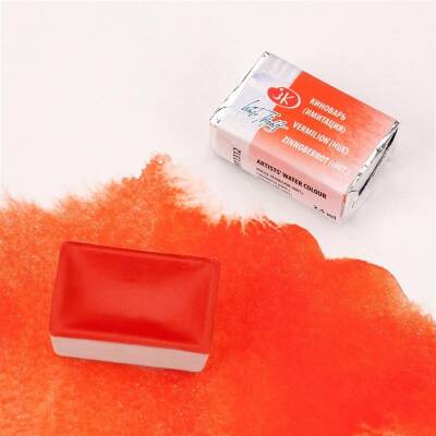 St. Petersburg White Nights 1/1 Tam Tablet Sulu Boya 312 Vermilion (Hue)