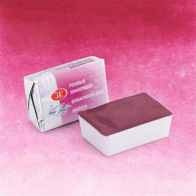 St. Petersburg White Nights 1/1 Tam Tablet Sulu Boya 324 Quinocridone Rose