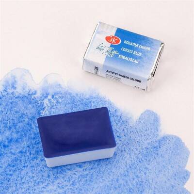 St. Petersburg White Nights 1/1 Tam Tablet Sulu Boya 508 Blue Cobalt