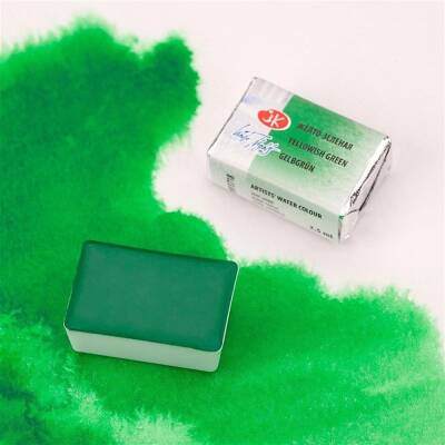 St. Petersburg White Nights 1/1 Tam Tablet Sulu Boya 718 Yellow Green