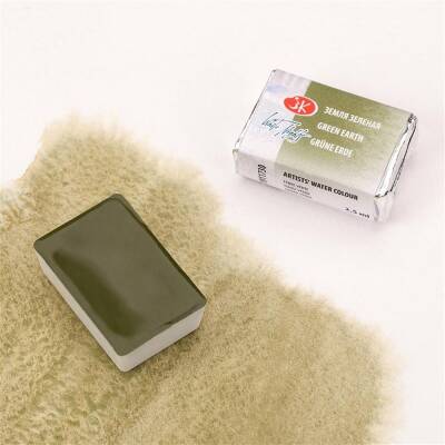 St. Petersburg White Nights 1/1 Tam Tablet Sulu Boya 730 Green Earth