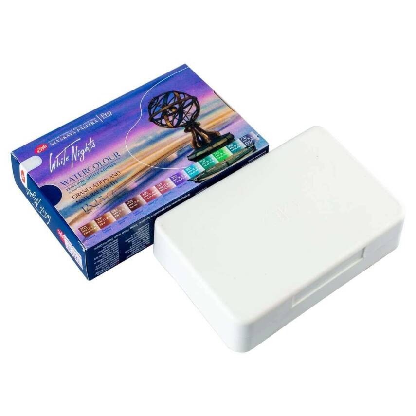 St.Petersburg White Night Extra-Fine Artists Suluboya Seti 12 Renk 194222 - 3