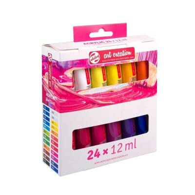 Talens Artcreation (Plastik Tüp) Akrilik Boya Seti 24X12 ml (1)