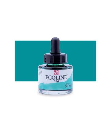 Talens Ecoline Sıvı Sulu Boya 30 ml 654 Fir Green - 2