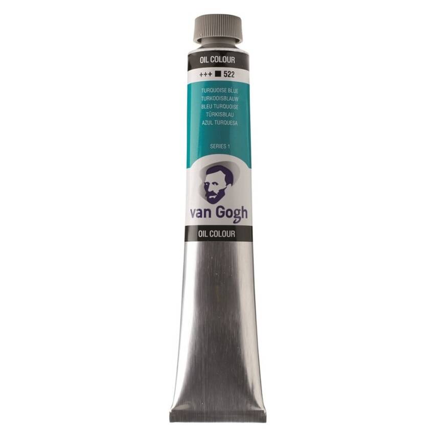 Talens Van Gogh Yağlı Boya 200 ml 522 Turquoise Blue - 1