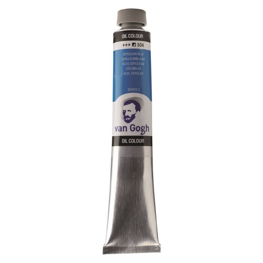 Talens Van Gogh Yağlı Boya 200 ml 534 Cerulean Blue - 1