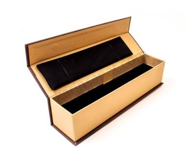 Tiryaki Art Suni Deri Kalemlik Büyük Boy Kahve - 1